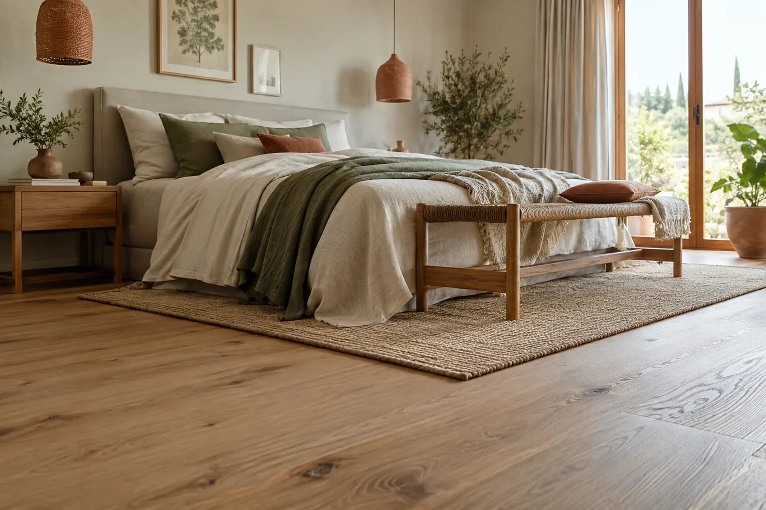 Schlafzimmer: Gestaltungsinspiration zum Thema Boden