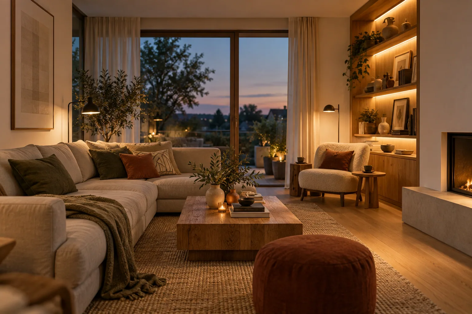 Wohnzimmer: Gestaltungsinspiration zum Thema Licht
